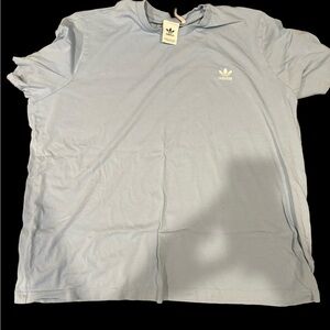 Adidas light blue shirt xxl